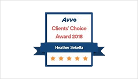 A picture of the avvo clients choice award.
